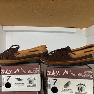 L.L. Bean Brown Leather Moccasins